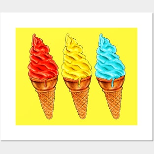 RYB Soft Serve Posters and Art